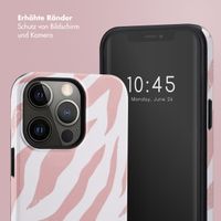 Selencia Vivid Back Cover Apple iPhone 13 Pro - Colorful Zebra Old Pink