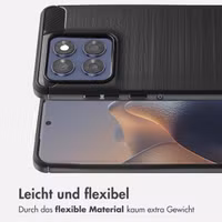 imoshion Brushed Back Cover Motorola Edge 60 Fusion - Schwarz