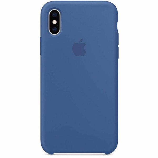 Apple Silikon-Case Delft Blue für das iPhone Xs / X