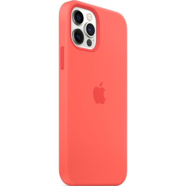 Apple Silikon-Case MagSafe Apple iPhone 12 (Pro) - Pink Citrus