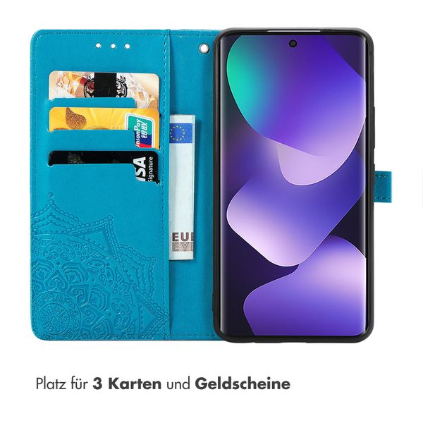 imoshion Mandala Klapphülle Xiaomi Redmi Note 15 (4G) - Türkis