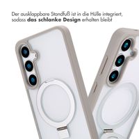 Accezz Ring Stand Backcover mit MagSafe Samsung Galaxy S24 Plus - Grau