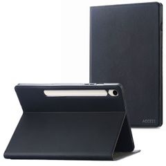 Accezz Classic Tablet Case für das Samsung Galaxy Tab S9 11.0 Zoll / S9 FE 10.9 Zoll - Schwarz