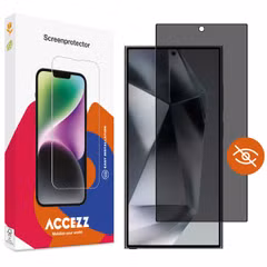Accezz Privacy Displayschutz aus gehärtetem Glas für das Samsung Galaxy S24 Ultra