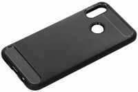 Brushed TPU Case Schwarz für das Huawei P Smart Plus