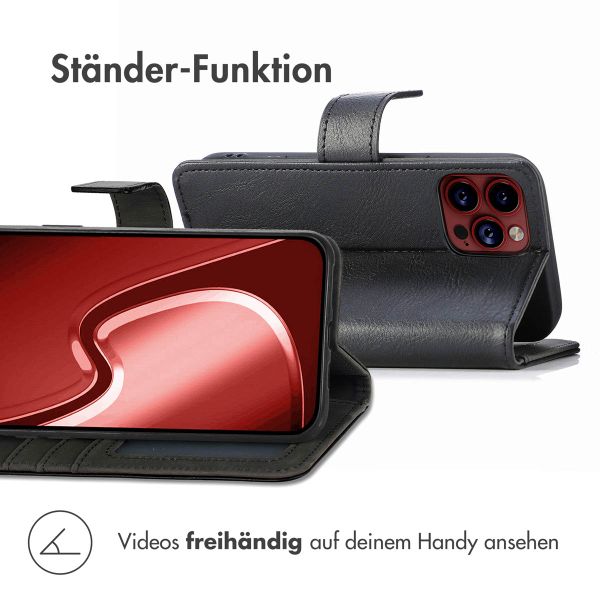 imoshion Luxuriöse Klapphülle Apple iPhone 15 Pro Max - Schwarz
