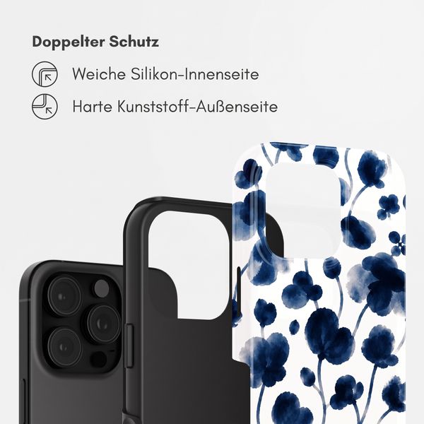 Selencia Vivid Back Cover Apple iPhone 16 Pro - Midnight Blossom