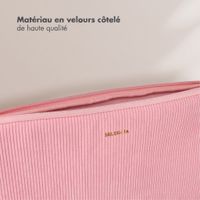 Selencia Cord Laptop Hülle 13-14 Zoll - Laptop Sleeve - Soft Blush