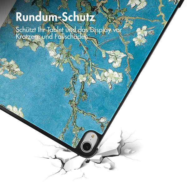 imoshion Design Trifold Klaphülle Apple iPad Air 13 Zoll (2025) M3 / (2024) M2 - Green Plant