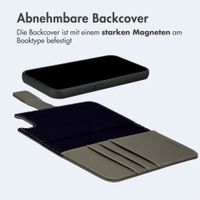 imoshion Herausnehmbare 2-in-1 Luxus-Bookcase Apple iPhone 17e / 16e - Grün