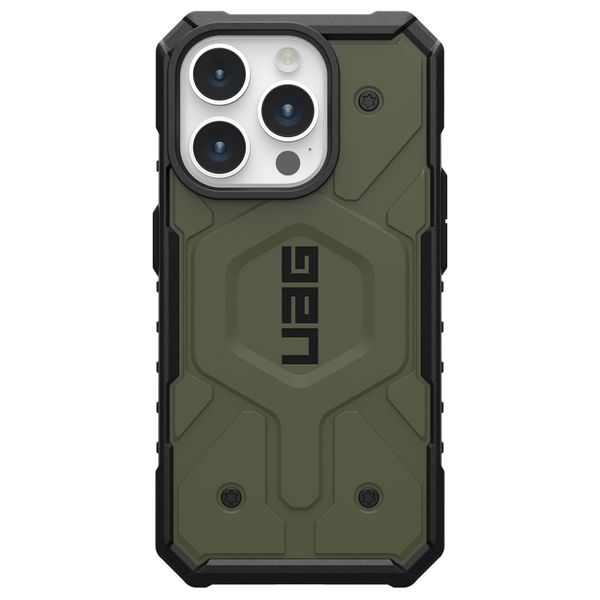 UAG Pathfinder Case MagSafe für das iPhone 15 Pro - Olive Drab