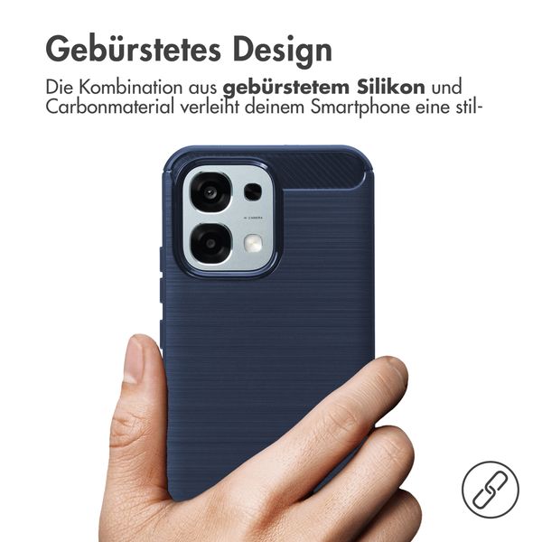 imoshion Brushed Back Cover Oppo A6 Pro (5G) - Dunkelblau