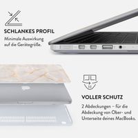 Burga Hardshell Hülle für das MacBook Pro 14 Zoll (2021 / 2023 M3 chip / 2024 M4 chip) - A2442 / A2779 / A2918 / A3112 / A3185 / A3401 - Vanilla Sand