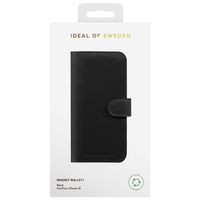 iDeal of Sweden Magnet Wallet+ Klapphülle Apple iPhone 15 - Black