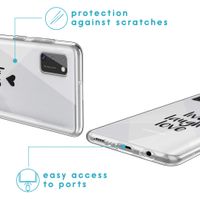 imoshion Design Hülle Samsung Galaxy A41 - Live Laugh Love