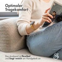 imoshion Milanaise Faltarmband für Apple Watch Series 1 t/m 11 / SE / Ultra (44/45/46/49 mm) - Gold