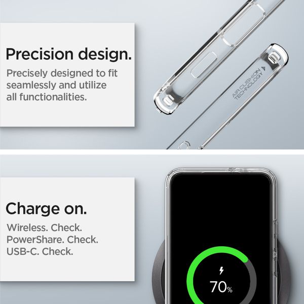 Spigen Ultra Hybrid™ Case für das Samsung Galaxy S22 - Transparent