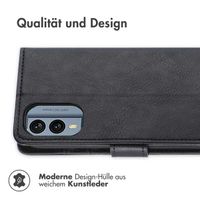 imoshion Luxuriöse Klapphülle Nokia X30 - Schwarz