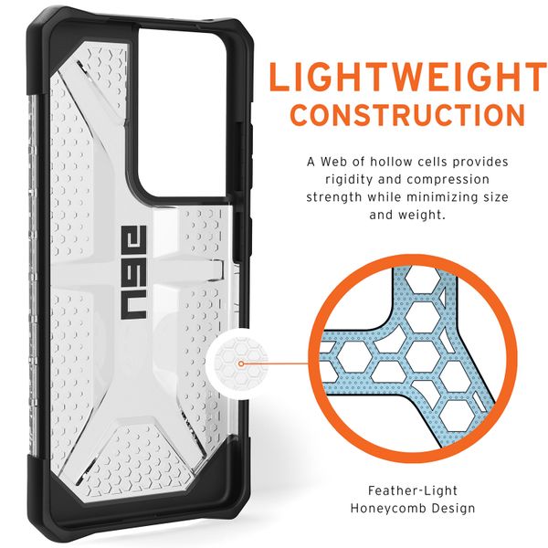 UAG Plasma Case für das Samsung Galaxy S21 Ultra - Ice Clear