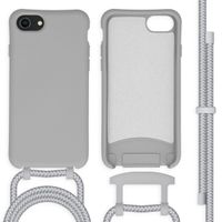 imoshion Color Backcover mit abtrennbarem Band Apple iPhone SE (2022 / 2020) / 8 / 7 - Grau