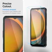 Spigen GLAStR Fit Displayschutzfolie 2er-Pack + Applicator Samsung Galaxy Xcover 7 Pro
