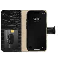 iDeal of Sweden Magnet Wallet+ Klapphülle Apple iPhone 17 - Black Croco