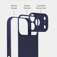 Accezz Grip Backcover mit MagSafe Apple iPhone 18 Pro Max / 17 Pro Max - Dunkelblau