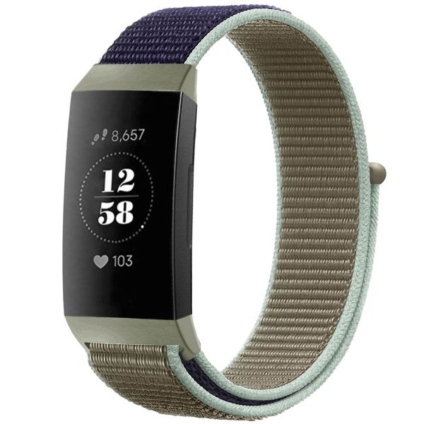 imoshion Nylonarmband für das Fitbit Charge 3 / 4 - Khaki