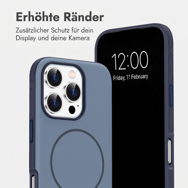 imoshion Color Backcover mit Thin MagSafe Ring Apple iPhone 16 Pro - Dunkelblau