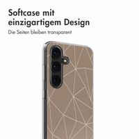 imoshion Design Hülle Samsung Galaxy S24 - Graphic Lines Beige