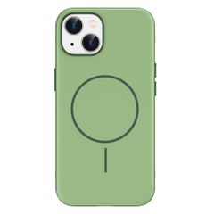 imoshion Color Backcover mit Thin MagSafe Ring Apple iPhone 14 / 13 - Dunkelgrün
