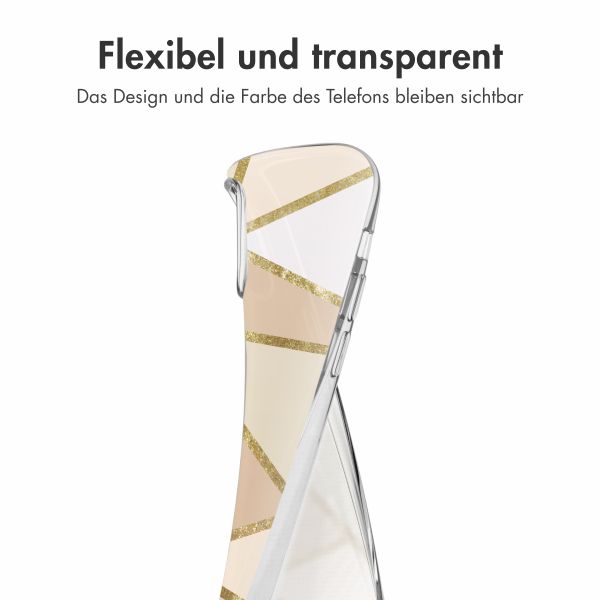 imoshion  Design Hülle für das iPhone 12 (Pro) - Graphic Beige