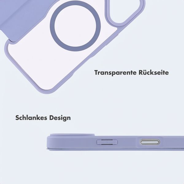 imoshion Transparente Bookcase mit MagSafe Apple iPhone 17 - Lila