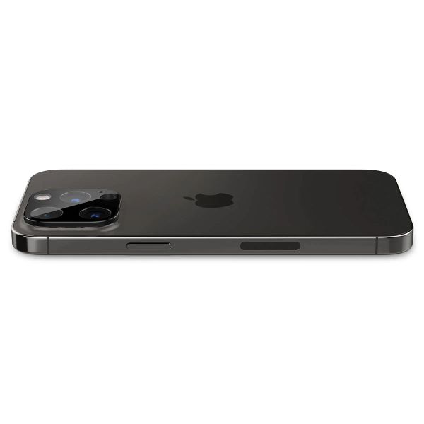 Spigen GLAStR Kameraprotektor aus Glas 2er-Pack für das iPhone 14 Pro / 14 Pro Max - Schwarz