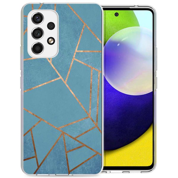 imoshion Design Hülle für das Samsung Galaxy A53 - Blue Graphic