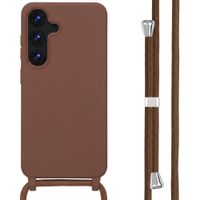 imoshion SilikonHülle mit Band Samsung Galaxy S25 - Braun