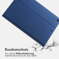 Accezz Classic Klapphülle Apple iPad 9 (2021) 10.2 Zoll / iPad 8 (2020) 10.2 Zoll / iPad 7 (2019) 10.2 Zoll - Dunkelblau