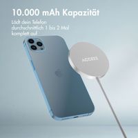 Accezz Wireless Charger USB-C - MagSafe kabelloses Ladegerät - 1 Meter - Weiß