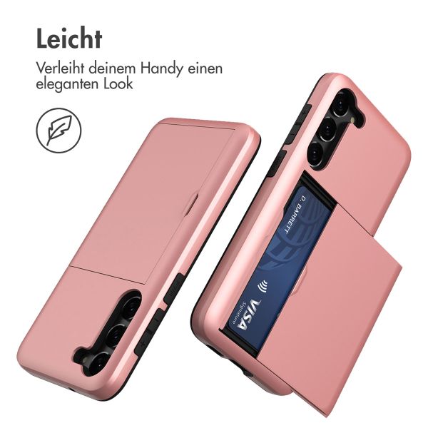 imoshion Backcover mit Kartenfach Samsung Galaxy S23 - Rosé gold