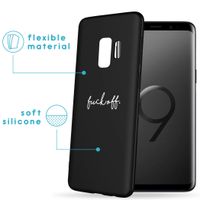 imoshion Design Hülle Samsung Galaxy S9 - Fuck Off - Schwarz