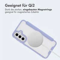 imoshion Transparente Bookcase mit MagSafe Samsung Galaxy A57 (5G) - Lila