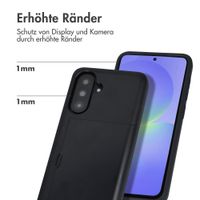 imoshion Backcover mit Kartenfach Samsung Galaxy A37 (5G) - Schwarz