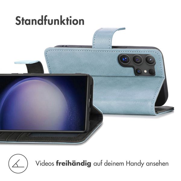 imoshion Luxuriöse Klapphülle Samsung Galaxy S24 Ultra - Hellblau