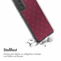 imoshion Design Hülle Samsung Galaxy S21 FE - Crush Check Coral Dust