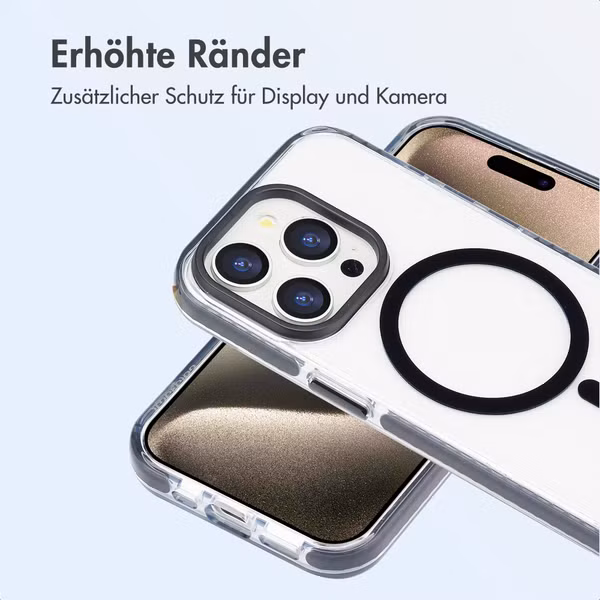 imoshion Combat MagSafe Hülle Apple iPhone 15 Pro - Schwarz