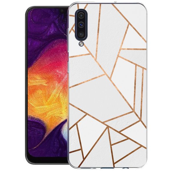 imoshion Design Hülle für das Samsung Galaxy A50 / A30s - White Graphic