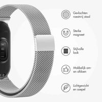 imoshion Magnetisches Milanaise Armband für das  Xiaomi Smart Band 8 / 9 - Silber