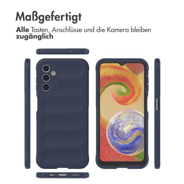 imoshion EasyGrip Back Cover für das Samsung Galaxy A14 (5G/4G) - Dunkelblau