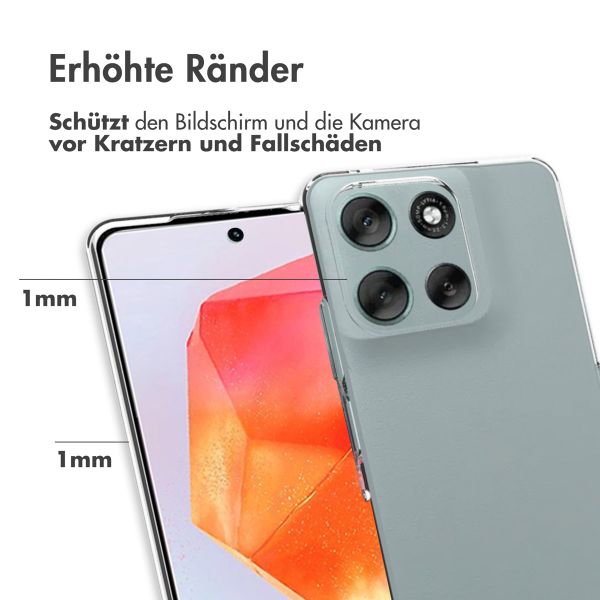 Accezz Clear TPU Backcover Motorola Moto G56 - Transparent