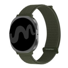 imoshion Nylonarmband für Samsung Galaxy Watch 8 (40/44mm) / Classic (46mm) - Army Green